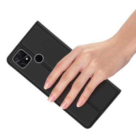 Dux Ducis Skin Pro etui Xiaomi Poco C40 pokrowiec z klapką portfel na kartę podstawka czarne