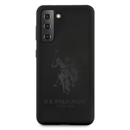 Etui U.S. Polo Assn. Silicone On Tone na Samsung Galaxy S21+ - czarne