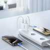 Ładowarka sieciowa Joyroom JR-TCF14 20W USB-A USB-C supercienka - biała