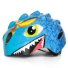 Kask rowerowy dziecięcy Wozinsky motyw smok lekki 50-54 cm - niebieski