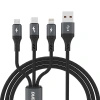 DUDAO KABEL L3E 3 W 1 60W DO MICROUSB USB-C DO LIGHTNING TELEFONY TABLETY