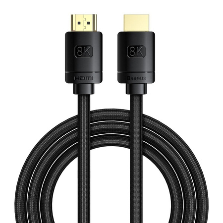 BASEUS KABEL HDMI 2.1 3M DO 8K 60HZ HDR 48GBPS Z PRZEWODEM DO TELEWIZORÓW