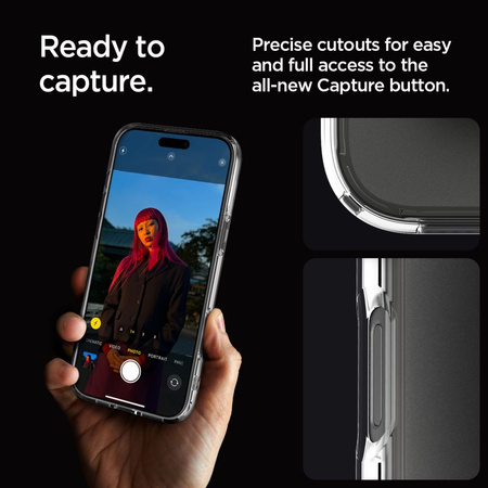 SPIGEN ULTRA HYBRID ETUI DO IPHONE 16 PRO MAX WYSOKA JAKOŚĆ PRZEZROCZYSTE