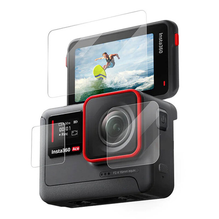 TELESIN SZKŁO HARTOWANE DO INSTA360 ACE PRO WYSOKIEJ JAKOŚCI OCHRONA EKRANU