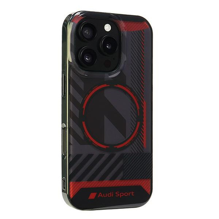 AUDI ETUI HARDCASE MAGNETYCZNE DO IPHONE 16 PRO 6.3 AUS-IMLMIP16P-RSQ/D2-BK