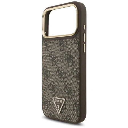 GUESS ETUI DO IPHONE 17 PRO MAX MAGSAFE LOGO TRIANGLE Z OCHRONĄ ANTY