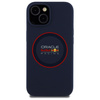 Red Bull RBHMP14S24SIILVR iPhone 14 6.1 hardcase granatowy/navy Silicone Red Ring MagSafe