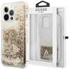 Guess GUOHCP14XGLHFLGO iPhone 14 Pro Max 6,7" złoty/gold hardcase Glitter Charms