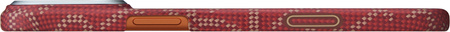 Pitaka Ultra-Slim Case, Monogram-Gold/Red - iPhone 17 Pro