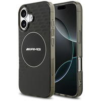 Etui AMG Double Layer Transparent        Smocked MagSafe do iPhone 17 czarny