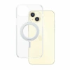 Etui CARE by PanzerGlass Kickstand Case MagSafe na iPhone 15 Plus - srebrne