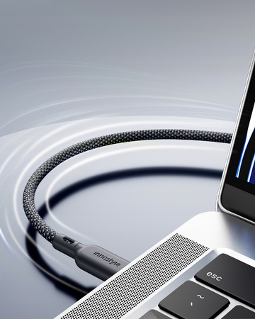 INNOSTYLE KABEL USB-C SZYBKIE ŁADOWANIE DO IPHONE SAMSUNG KEVLAR 240W 2M