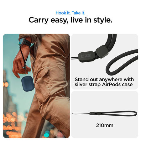 TECH-PROTECT NATURALFIT APPLE AIRPODS PRO 3 NAVY BLUE