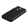 iCarer Oil Wax Premium Leather Case skórzane etui iPhone 14 Pro Max magnetyczne z MagSafe brązowy (WMI14220704-BN)