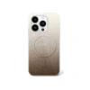 GUESS ETUI HARDCASE DO IPHONE 16 PRO 6.3 DO MAGSAFE GLITTER GRADIENT BROWN