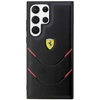 Etui Ferrari FEHCS23LPBAK S23 Ultra S918 - czarne Hot Stamp Lines