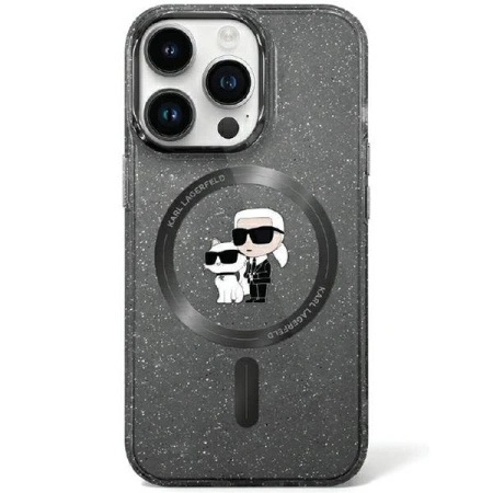 KARL LAGERFELD CASE HARDCASE DO IPHONE 11 Xr 6.1 CZARNY DO MAGSAFE