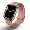 UNIQ pasek Aspen Apple Watch 40/38/41mm Series 4/5/6/7/8/SE/SE2 Braided DE różowy/citrus pink