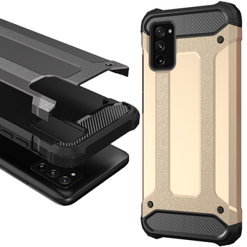 Hybrid Armor pancerne hybrydowe etui pokrowiec iPhone 13 mini złoty