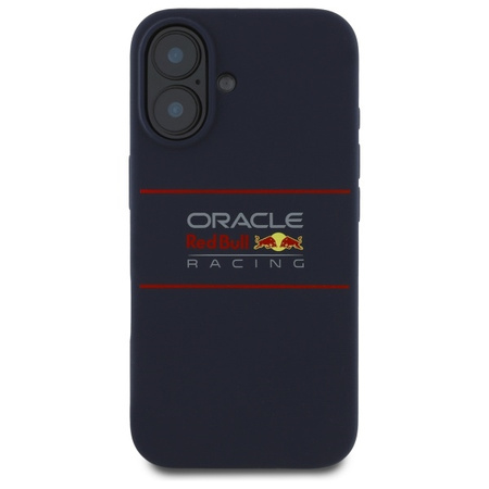 Red Bull RBHMP16S24SIHSRV iPhone 16 6.1 hardcase granatowy/navy Silicone Horizontal Logo MagSafe