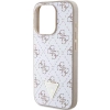 Etui Guess 4G Triangle Metal Logo na iPhone 15 Pro Max - białe