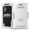 DKNY ETUI DO IPHONE 16 6.1 DO MAGSAFE HARDCASE SILIKONOWE Z LOGO BIAŁE