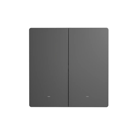 Sonoff inteligentny 2-kanałowy przełącznik ścienny Wi-Fi czarny (M5-2C-86)