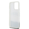 DKNY ETUI HARDCASE DO IPHONE 15 PRO 6.1 Z LOGO METALOWYM I LIQUID GLITTER