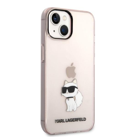 Karl Lagerfeld KLHCP14SHNCHTCP iPhone 14 6,1" różowy/pink hardcase Ikonik Choupette