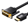 VENTION HDMI DVI KABEL PRZEWÓD DO KOMPUTERA MONITORA LAPTOPA 3M 4K 60HZ UHD