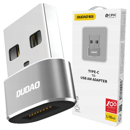 DUDAO ADAPTER PRZEJŚCIÓWKA USB-C DO USB DO MACBOOKÓW TELEFONÓW TABLETÓW 3.0