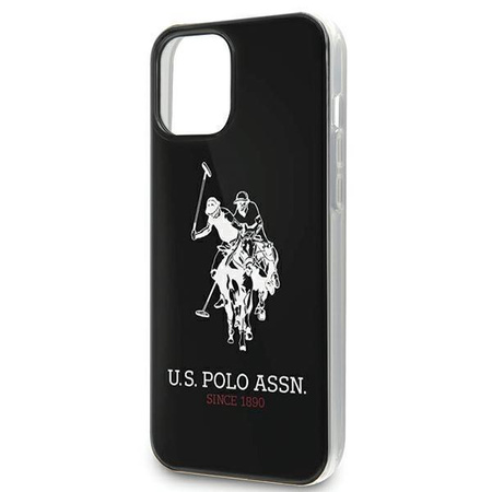 Etui U.S. Polo Assn. Shiny Big Logo na iPhone 12 Pro Max - czarne