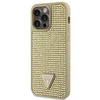 Etui Guess GUHCP14XHDGTPD na iPhone 14 Pro Max 6.7" - złote Rhinestone Triangle