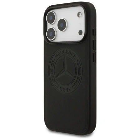 MERCEDES ETUI MAGSAFE DO IPHONE 17 PRO LEATHER VINTAGE LOGO WYSOKIEJ