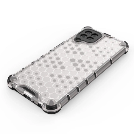 HURTEL HONEYCOMB ETUI PANCERNE DO SAMSUNG GALAXY A22 4G Z ŻELOWĄ RAMKĄ