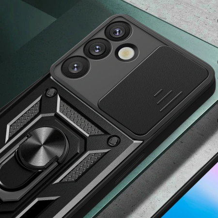 HURTEL ETUI PANCERNE HYBRID ARMOR CAMSHIELD DO SAMSUNG GALAXY S25+ Z OSŁONĄ