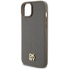 DKNY ETUI HARDCASE DO IPHONE 15 14 13 6.1 DO MAGSAFE SKÓRA WZÓR METALOWE