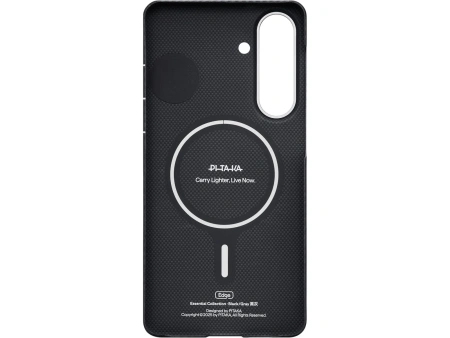 Pitaka Edge Case, Black/Grey Twill (Aaron Button) - Samsung Galaxy S26