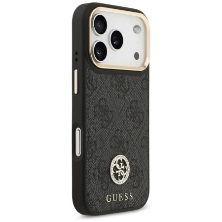 GUESS ETUI 4G STRASS LOGO MAGSAFE DO IPHONE 17 PRO Z LUKSUSOWYM DESIGNEM