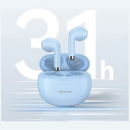 USAMS SŁUCHAWKI BEZPRZEWODOWE TWS DO TELEFONÓW APPLE XIAOMI Z BLUETOOTH 5.3