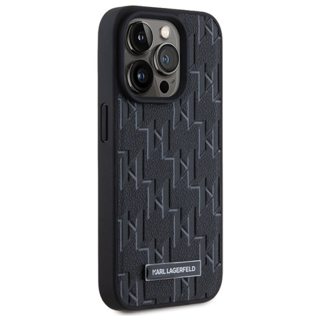 KARL LAGERFELD CASE DO IPHONE 15 PRO 6,1 HARDCASE LEATHER MONOGRAM
