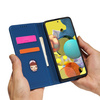 Magnet Card Case etui do Xiaomi Redmi Note 11 Pro pokrowiec portfel na karty kartę podstawka niebieski