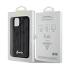 Etui Guess Sequin Script Metal na iPhone 11 / Xr - czarne
