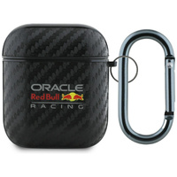 RED BULL ETUI CASE Z LOGO PU CARBON DO AIRPODS 1 2 OCHRONA I KOMPAKTOWOŚĆ