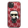 Etui Karl Lagerfeld KLHCP13MPMNIKPI na iPhone 13 hardcase - czerwone Monogram Ikonik Patch