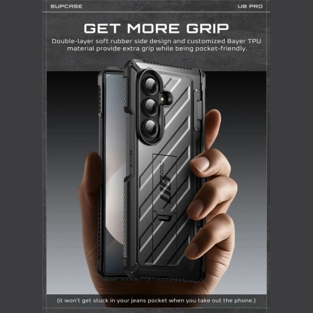 Etui Supcase Unicorn Beetle Pro na Samsung Galaxy Z Fold 7 - czarne