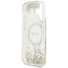 GUESS ETUI RESIN BOTTOM GLITTER MAGSAFE DO IPHONE 17 Z BŁYSZCZĄCĄ POWŁOKĄ