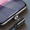 USAMS KABEL USB-A DO LIGHTNING 1M KĄTOWY MAGNETYCZNY DO TELEFONÓW APPLE