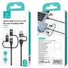 USAMS ZESTAW KABLI 6W1 U85 2XUSB-C MICRO USB DO LIGHTNING DO TELEFONÓW 100W