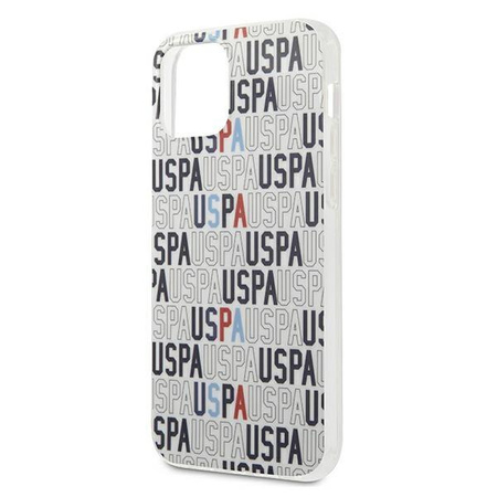 Etui U.S. Polo Assn. Logo Mania Collection na iPhone 12 / iPhone 12 Pro - białe